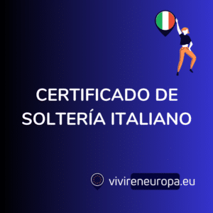 Certificado Solteria Italiano - Certificato di Stato Libero