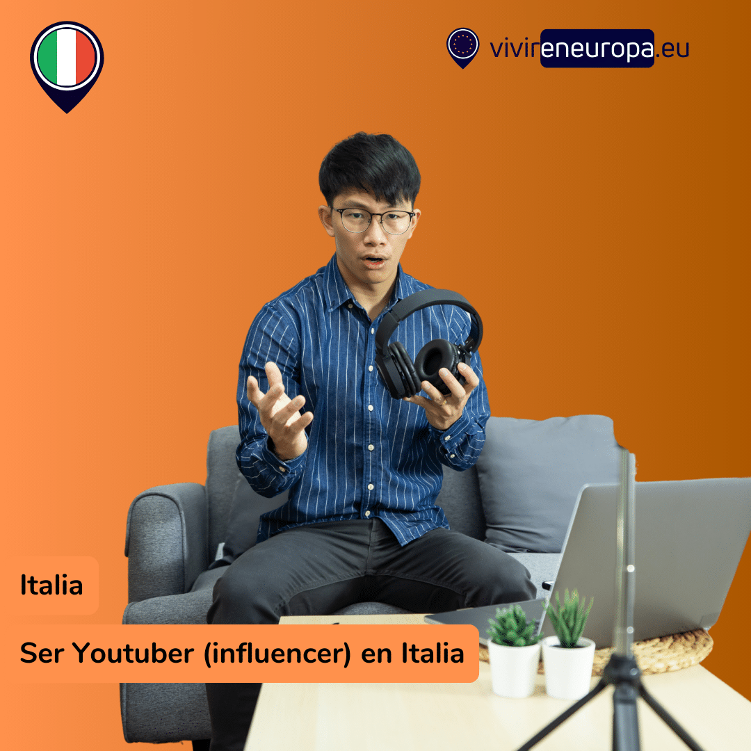 Ser Youtuber en Italia. Streamer. Partita IVA 1 trabajar de streamer o influencer en Italia