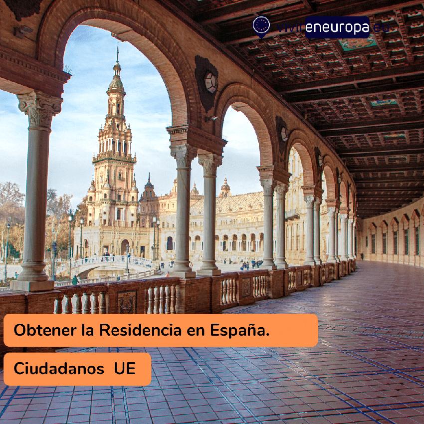 Obtener la residencia en España. Ciudadanos europeos. 1 residencia en espana 1920w