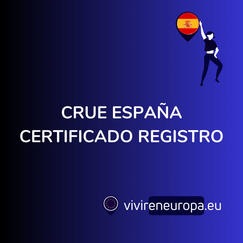 Certificado Registro España