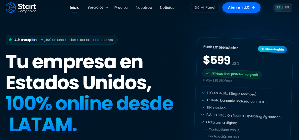 Mejores proveedores de LLC y cuenta de banco en USA 2 image 1